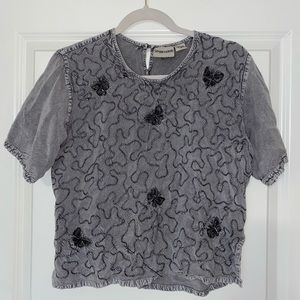 Vintage 90s Butterfly Top